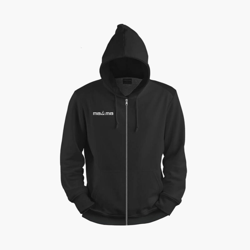 Felpa Fayalit con Zip - Nero