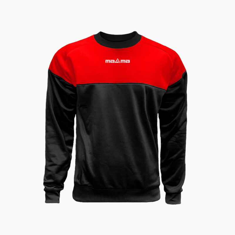 Felpa Magnes - Nero Rosso