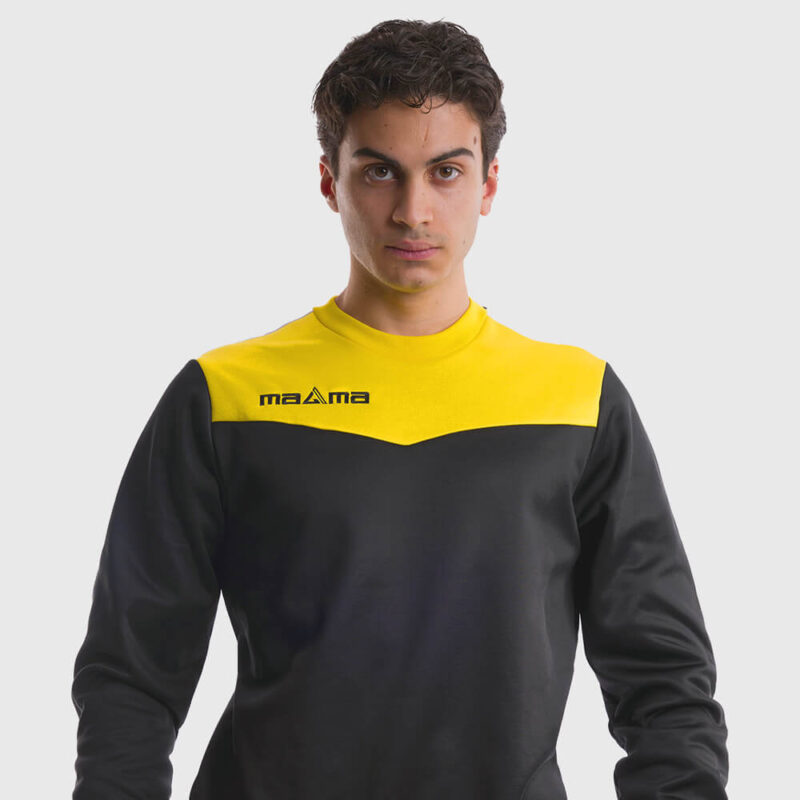Felpa Major - Nero giallo