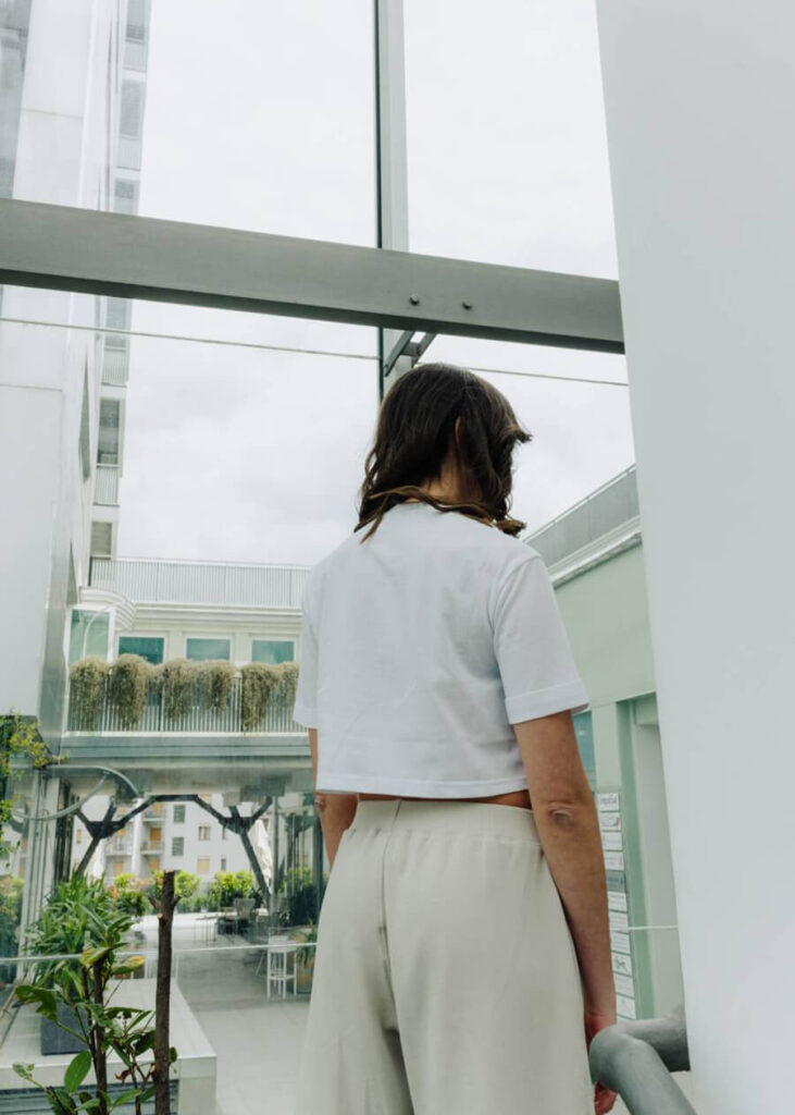 T-Shirt DONNA taglio cropped