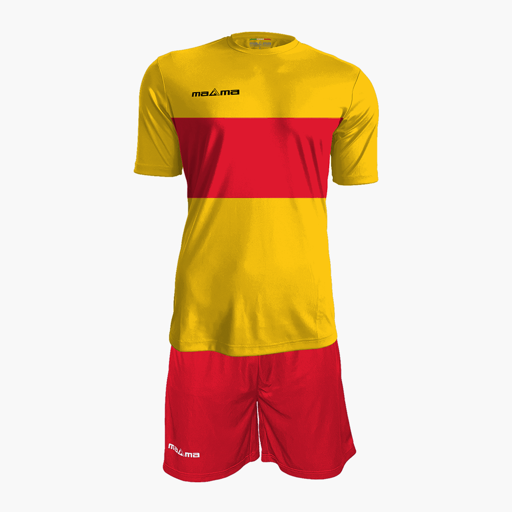 New KIT ONE STRIPE - GIALLO ROSSO