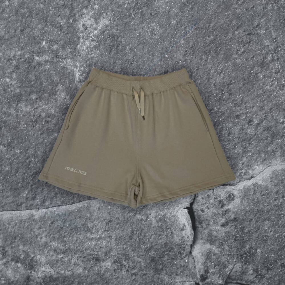 Short Streetwear donna Regular Beige - Fronte