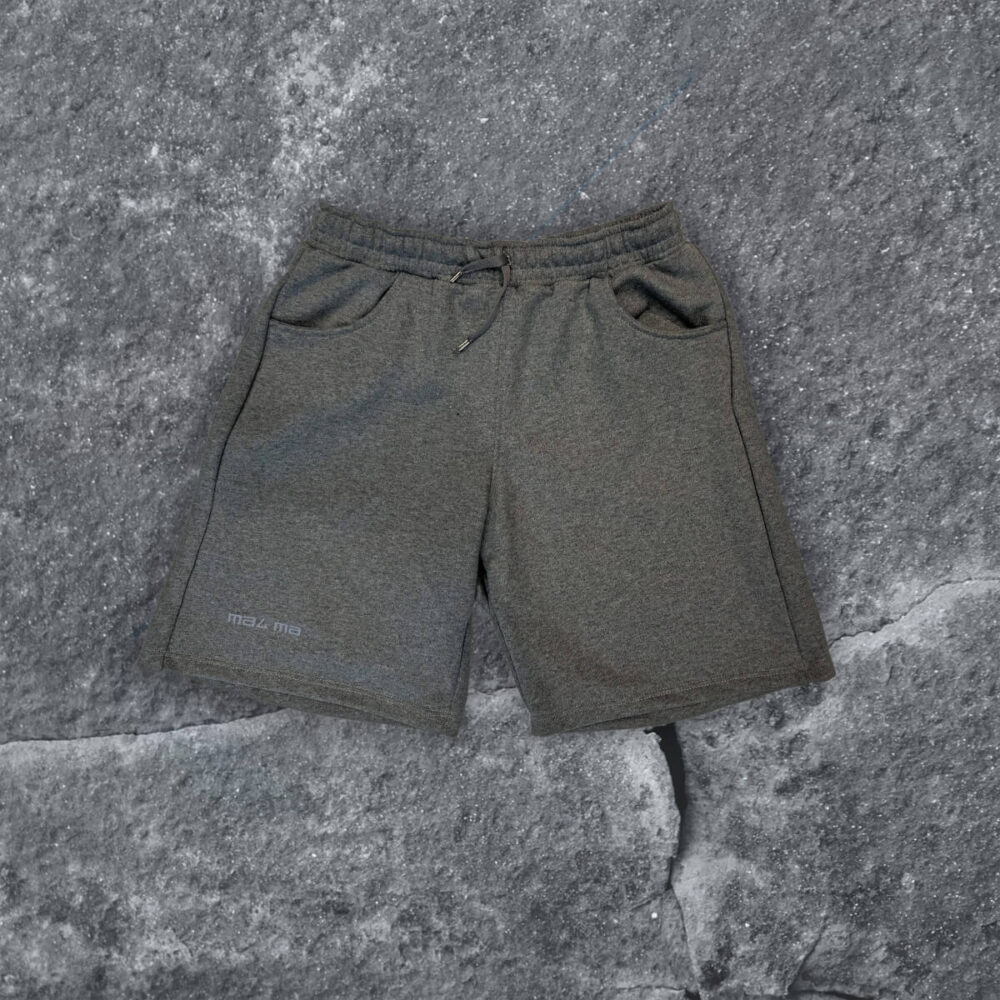 Short Streetwear uomo Oversize grigio - fronte