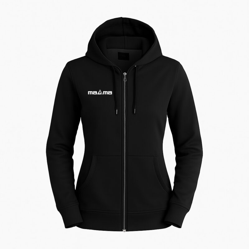 Felpa Fayalit Zip donna - Nero