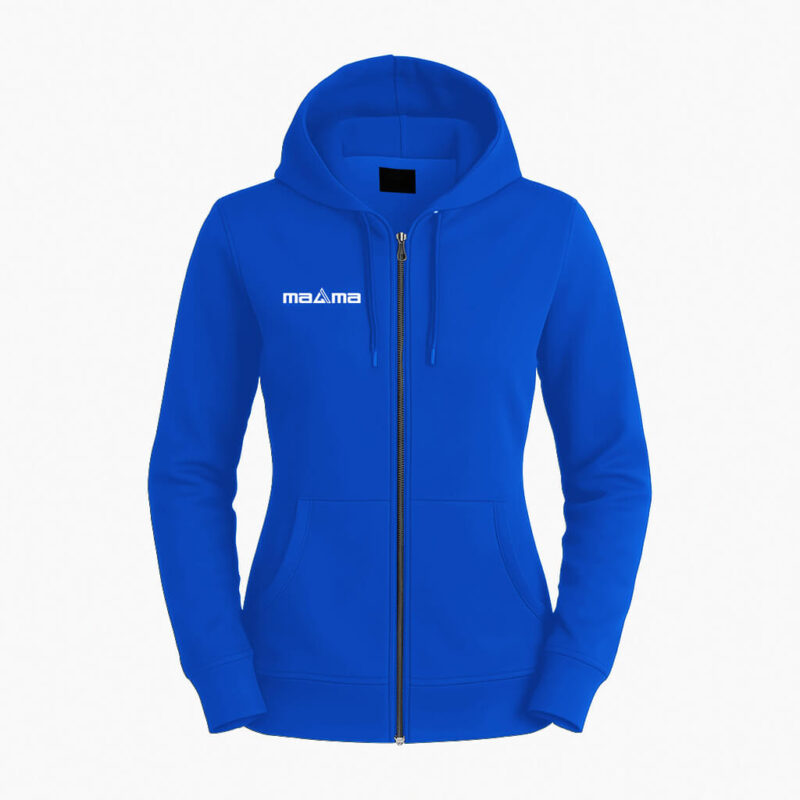 Felpa Fayalit Zip donna - Blu Royal