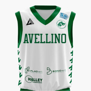 Official Matchwear AVELLINO BASKET - Shirt bianco fronte