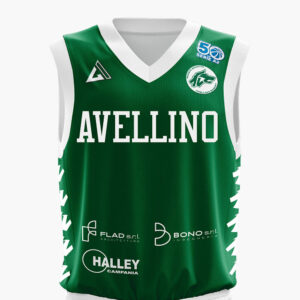 Official Matchwear AVELLINO BASKET - Shirt verde fronte