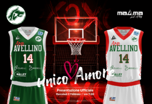 JERSEY Limited Edition UNICO AMORE AVELLINO BASKET 2025