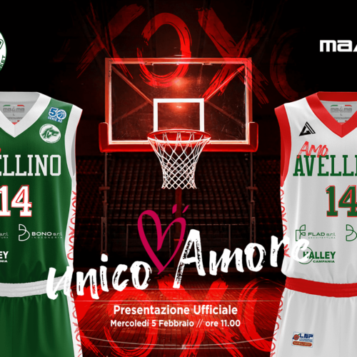 JERSEY Limited Edition UNICO AMORE AVELLINO BASKET 2025