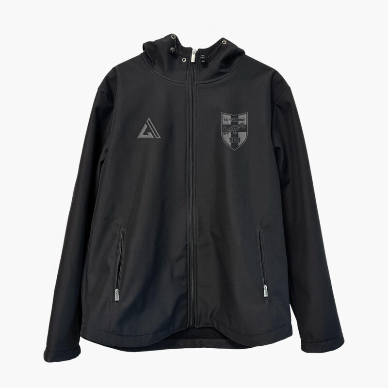 Giubbotto Frost Scandone - Nero con loghi in ricamo