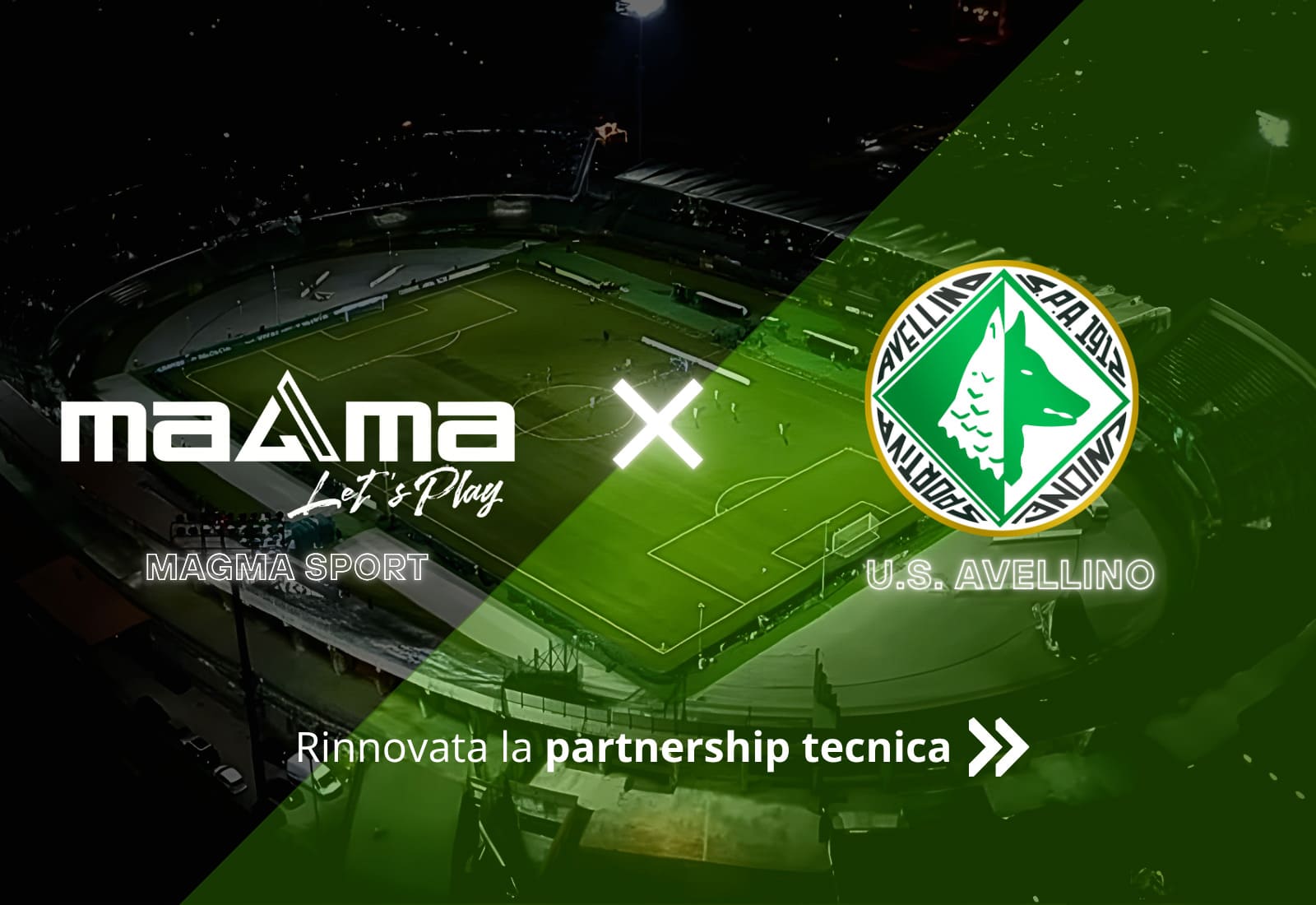US Avellino 1912 e Magma Sport ancora insieme in Serie B