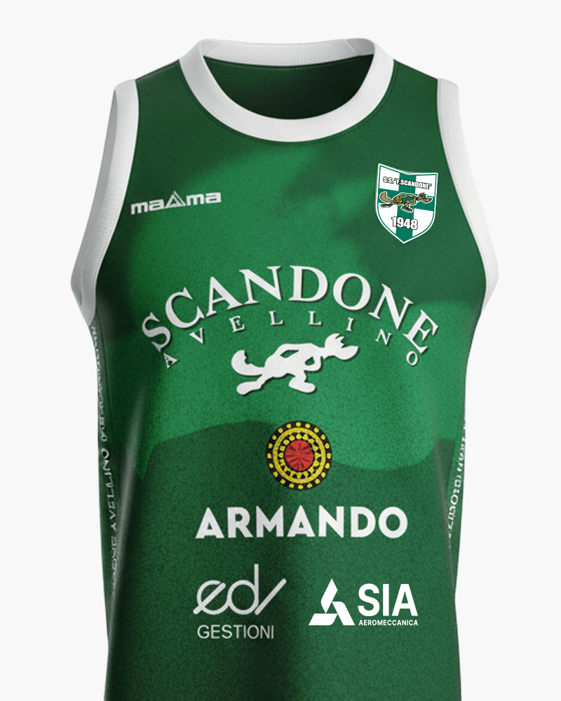 Official Matchwear SCANDONE 25-26 - Shirt verde fronte