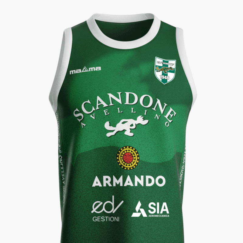 Official Matchwear SCANDONE 25-26 - Shirt verde fronte