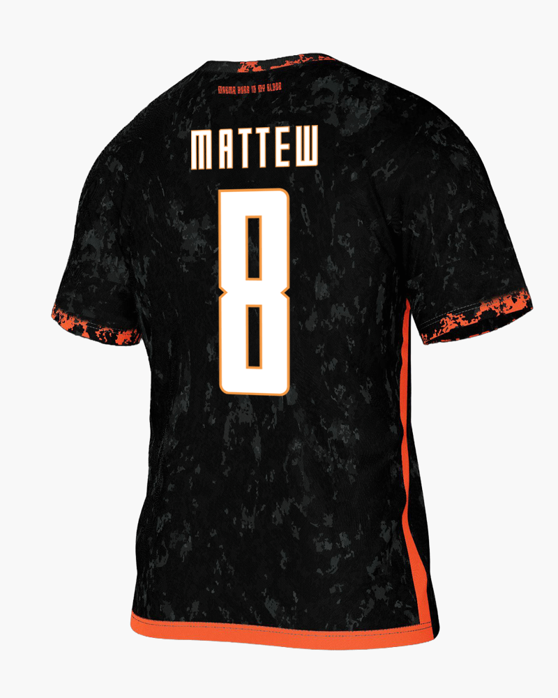 FC MAGMA NAPOLI - Official Away Shirt 25-26 Retro MATTEW 8