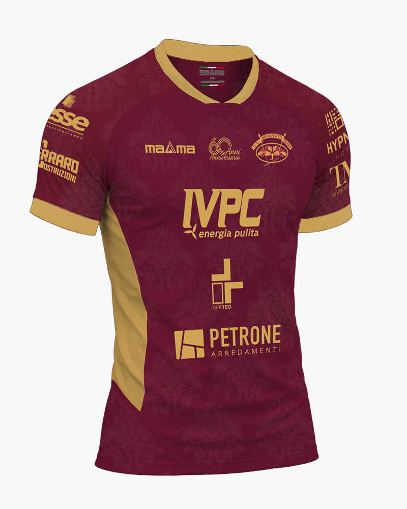 Off. Matchwear RUGBY BENEVENTO AWAY - Anniversario 60 anni - Edizione speciale