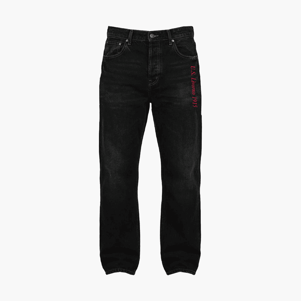 US Livorno 1915 - Jeans Baggy Nero