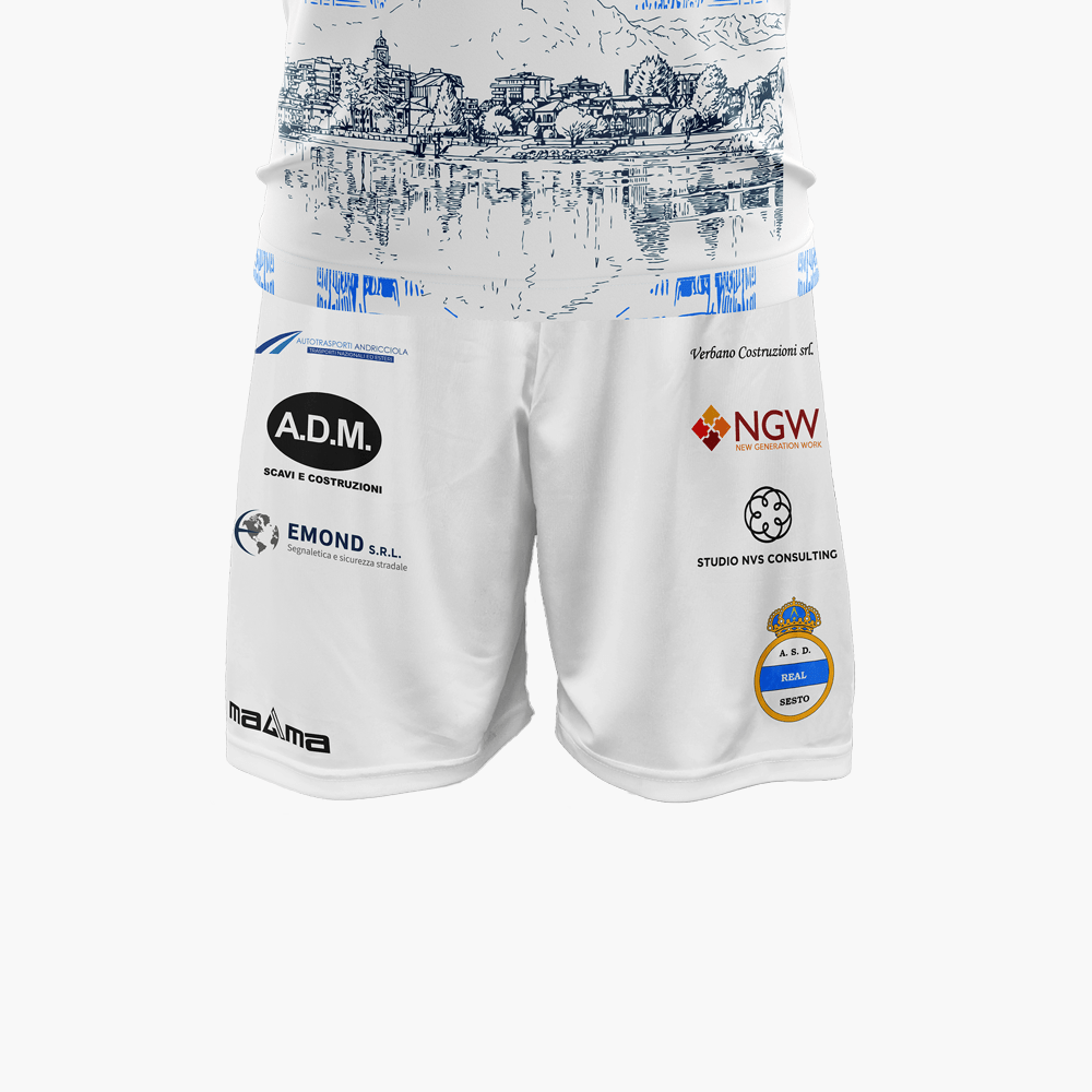 Short Official Matchwear REAL SESTO - 26/27 - Home fronte